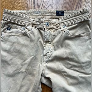 Men’s AG jeans carpenter yellow/tan 31x32